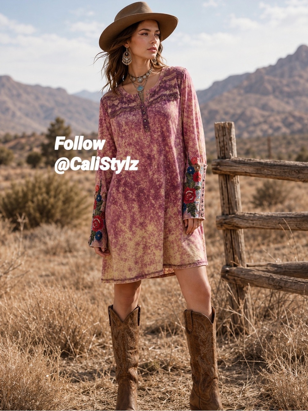 🌹 NWT! Aratta Boho Embroidered Tunic Dress